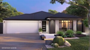 Contemporary home elevation, Perth house and land package