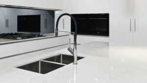 European-style tapware in a new Perth home